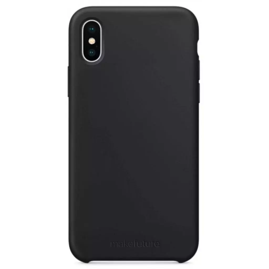 Чехол для моб. телефона MakeFuture Silicone Case Apple iPhone X Black (MCS-AIXBK)