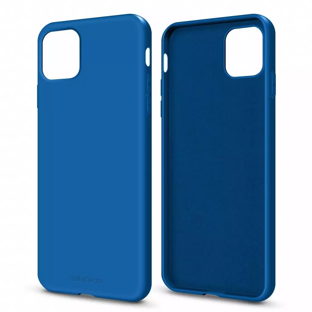 Чехол для моб. телефона MakeFuture Flex Case (Soft-touch TPU) Apple iPhone 11 Blue (MCF-AI11BL) - 2 Чехол для моб. телефона MakeFuture Flex Case (Soft-touch TPU) Apple iPhone 11 Blue (MCF-AI11BL) - 2
