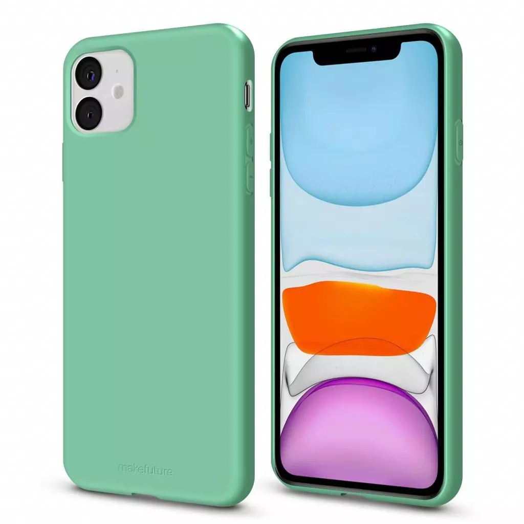 Чехол для моб. телефона MakeFuture Flex Case (Soft-touch TPU) Apple iPhone 11 Olive (MCF-AI11OL) - 1 Чехол для моб. телефона MakeFuture Flex Case (Soft-touch TPU) Apple iPhone 11 Olive (MCF-AI11OL) - 1