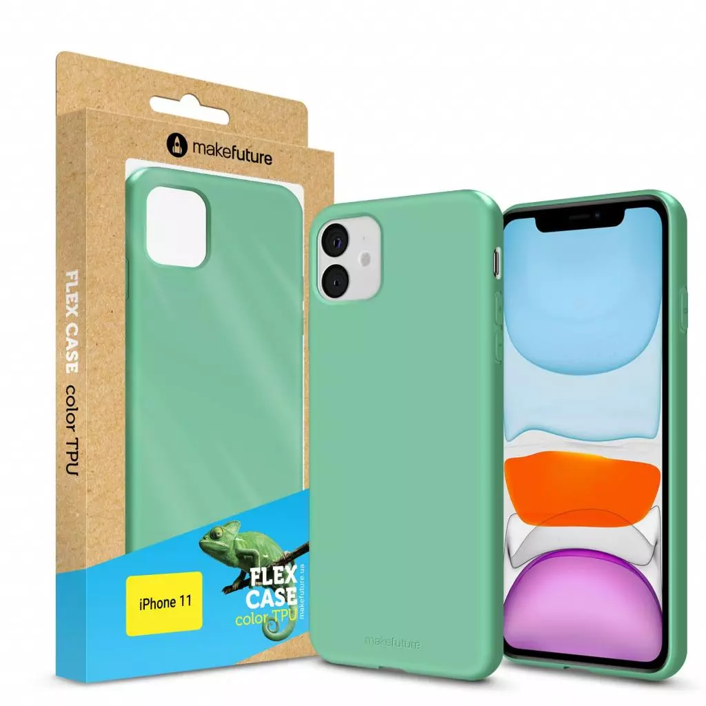 Чехол для моб. телефона MakeFuture Flex Case (Soft-touch TPU) Apple iPhone 11 Olive (MCF-AI11OL)