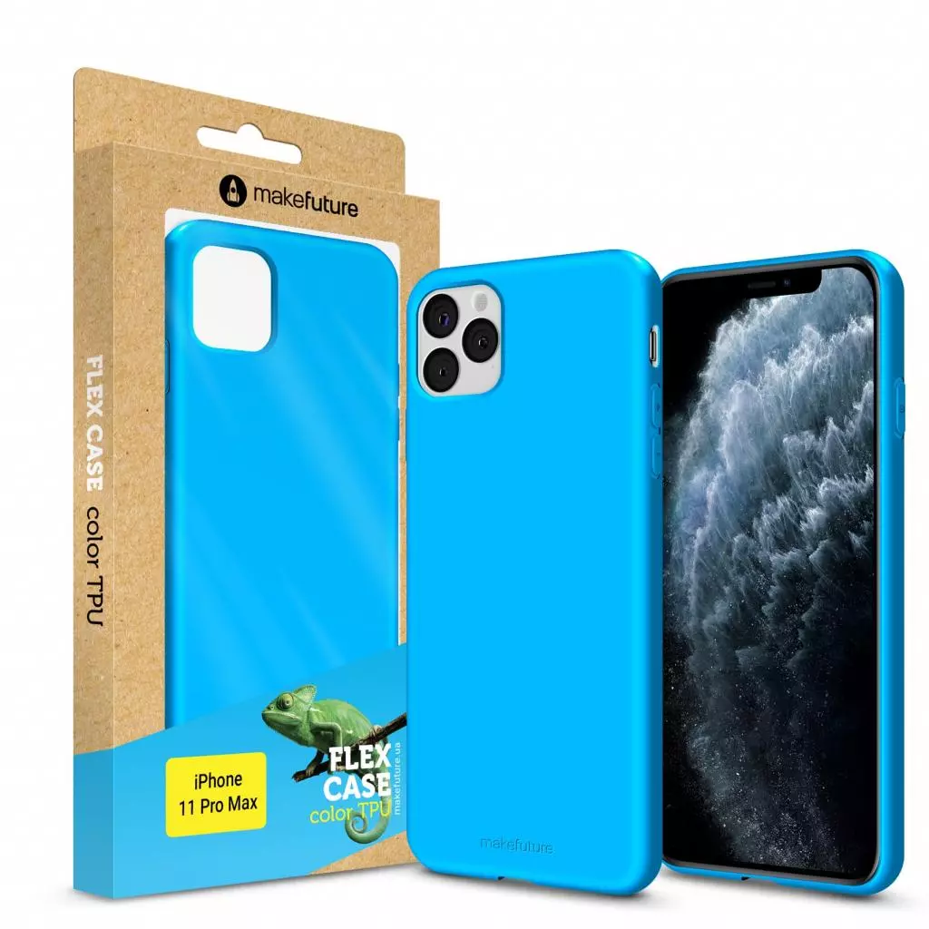 Чехол для моб. телефона MakeFuture Flex Case (Soft-touch TPU) Apple iPhone 11 Pro Max Light Blu (MCF-AI11PMLB)