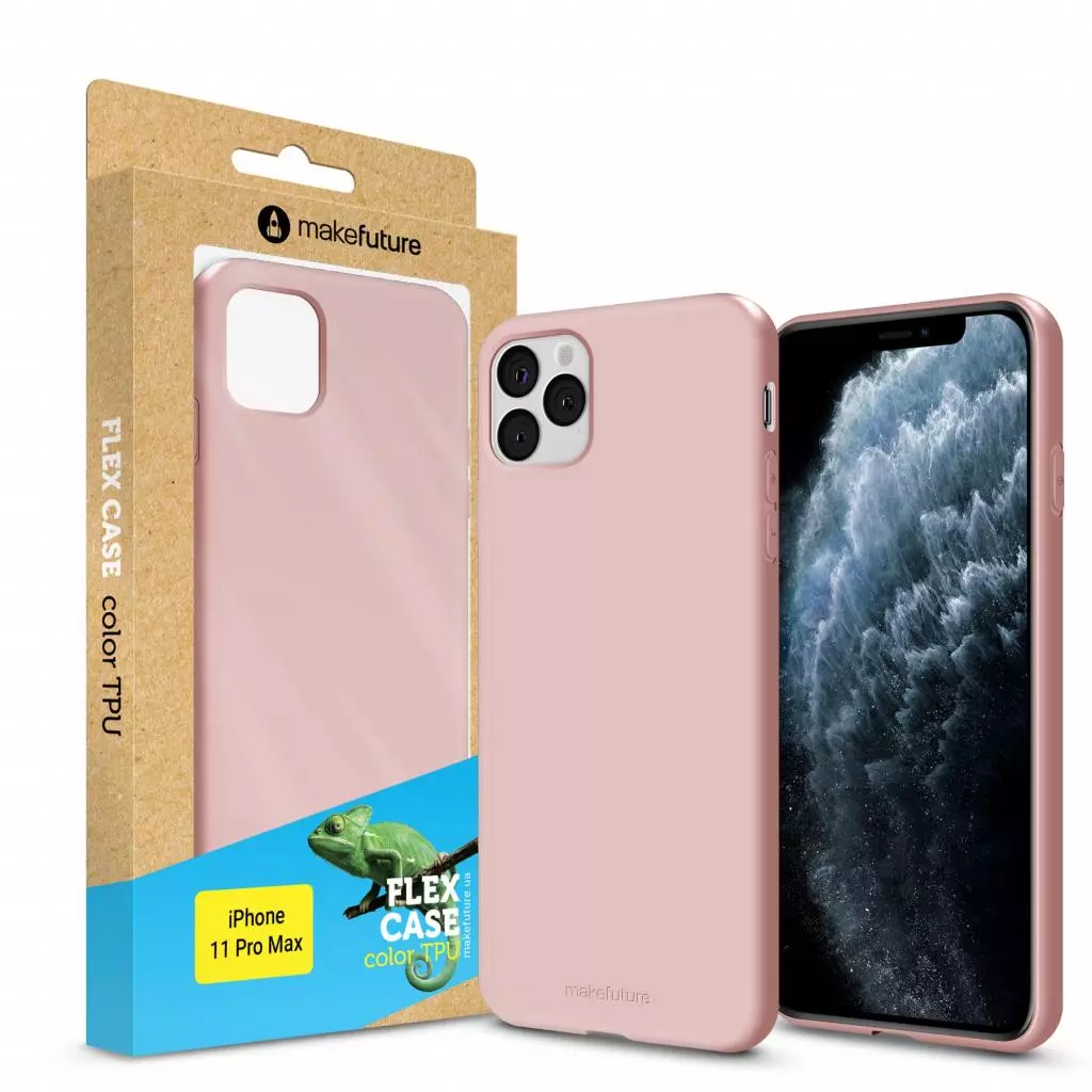 Чехол для моб. телефона MakeFuture Flex Case (Soft-touch TPU) Apple iPhone 11 Pro Max Rose (MCF-AI11PMRS)