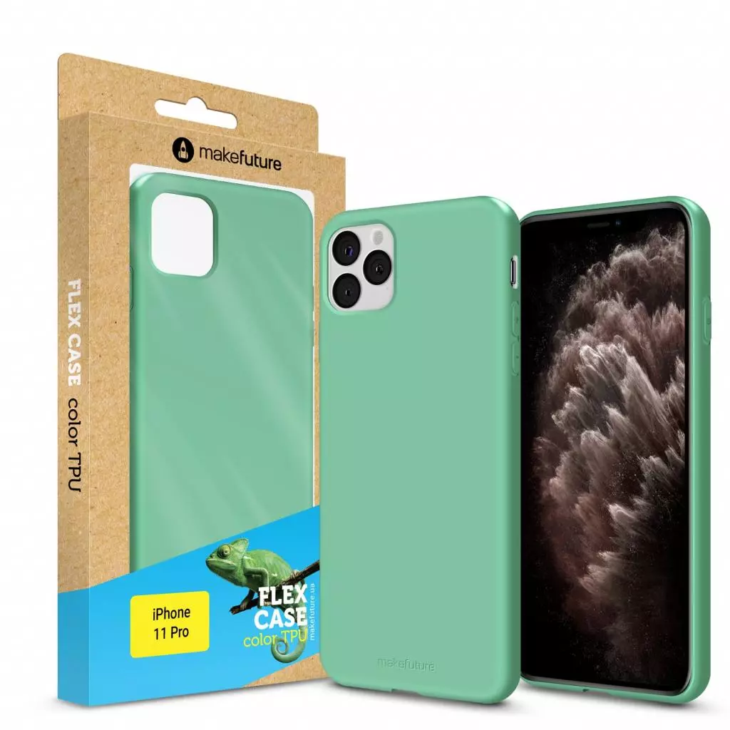 Чехол для моб. телефона MakeFuture Flex Case (Soft-touch TPU) Apple iPhone 11 Pro Olive (MCF-AI11POL)