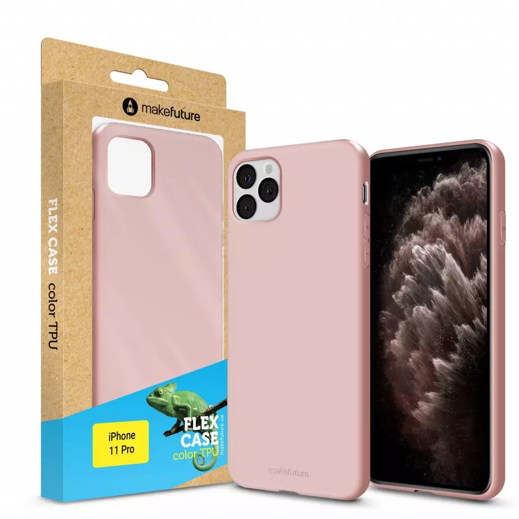 Чехол для моб. телефона MakeFuture Flex Case (Soft-touch TPU) Apple iPhone 11 Pro Rose (MCF-AI11PRS)