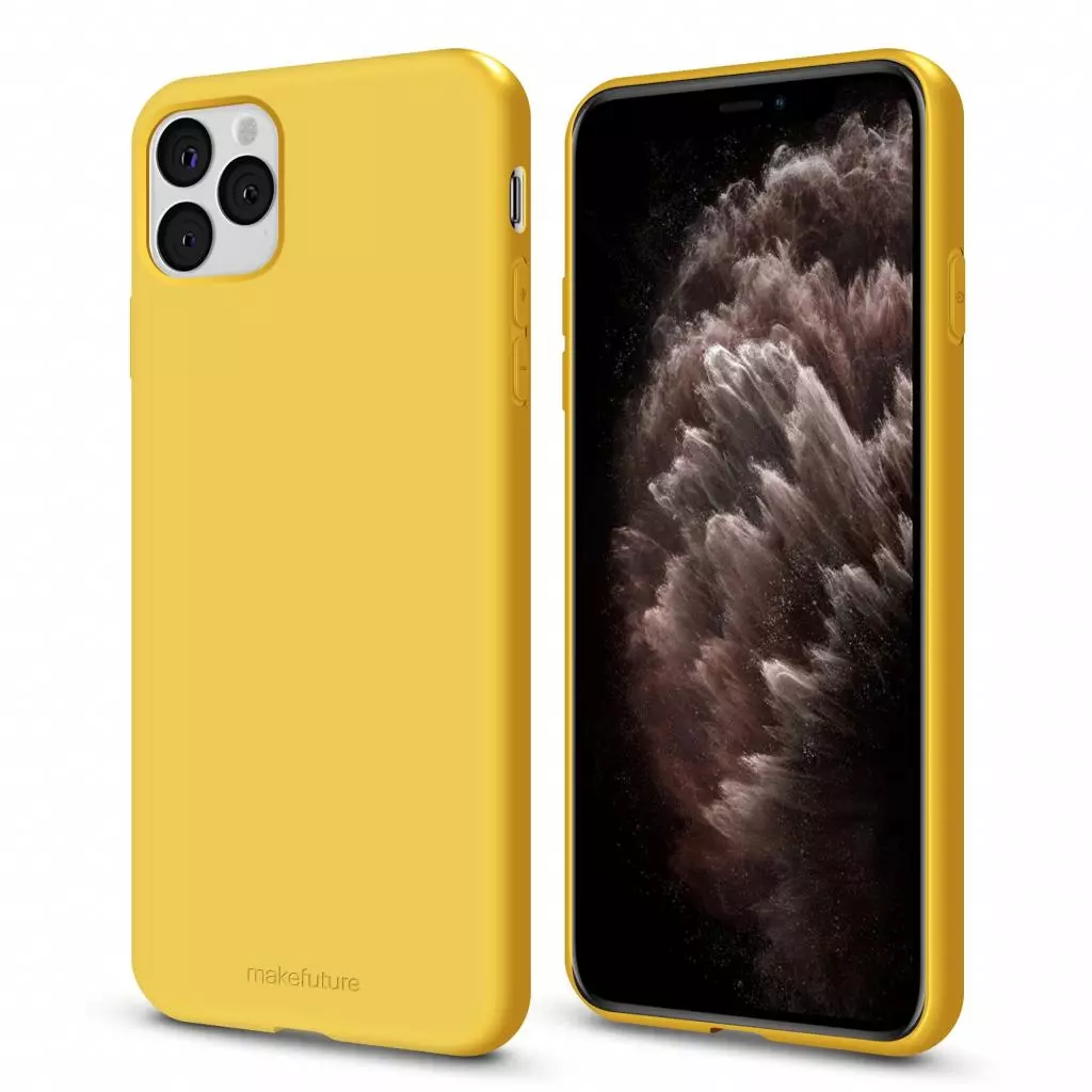 Чехол для моб. телефона MakeFuture Flex Case (Soft-touch TPU) Apple iPhone 11 Pro Yellow (MCF-AI11PYE) - 1