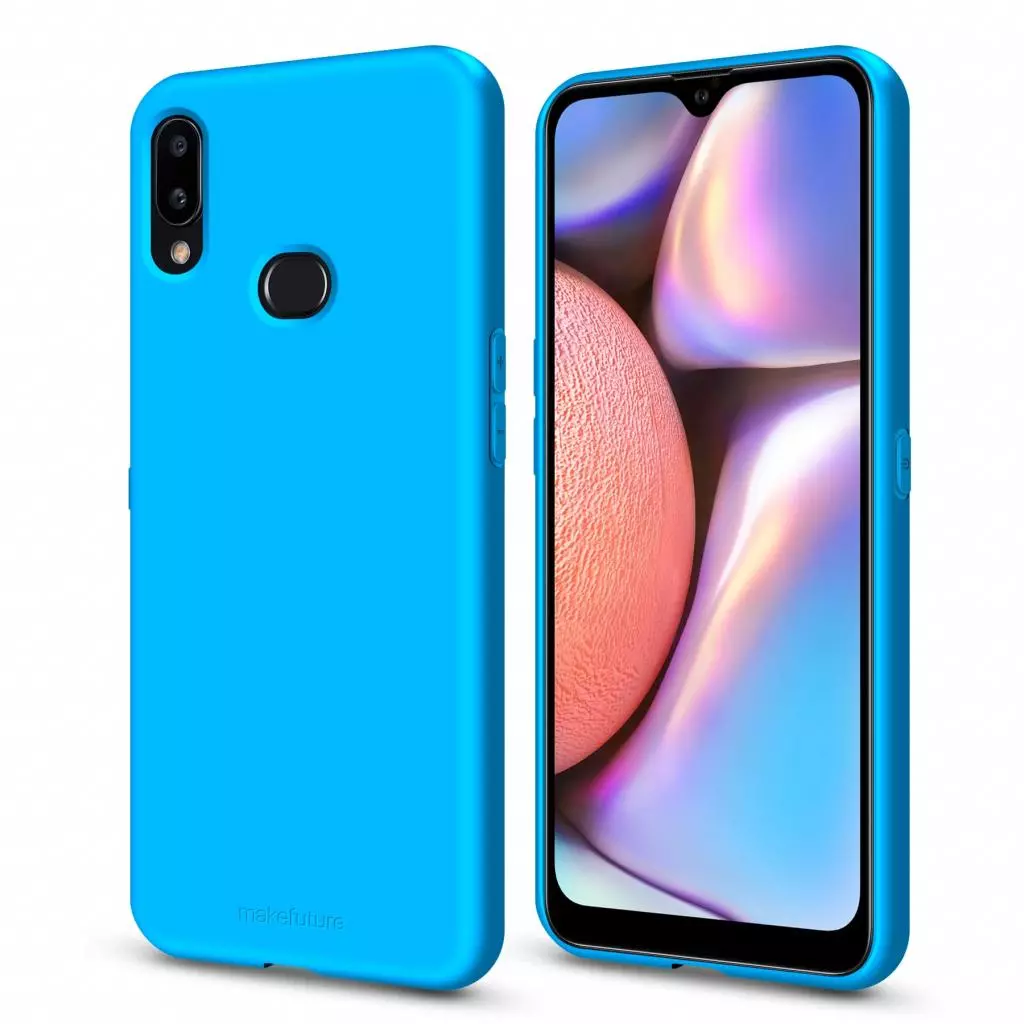 Чехол для моб. телефона MakeFuture Flex Case (Soft-touch TPU) Samsung A10s Light Blue (MCF-SA10SLB) - 1