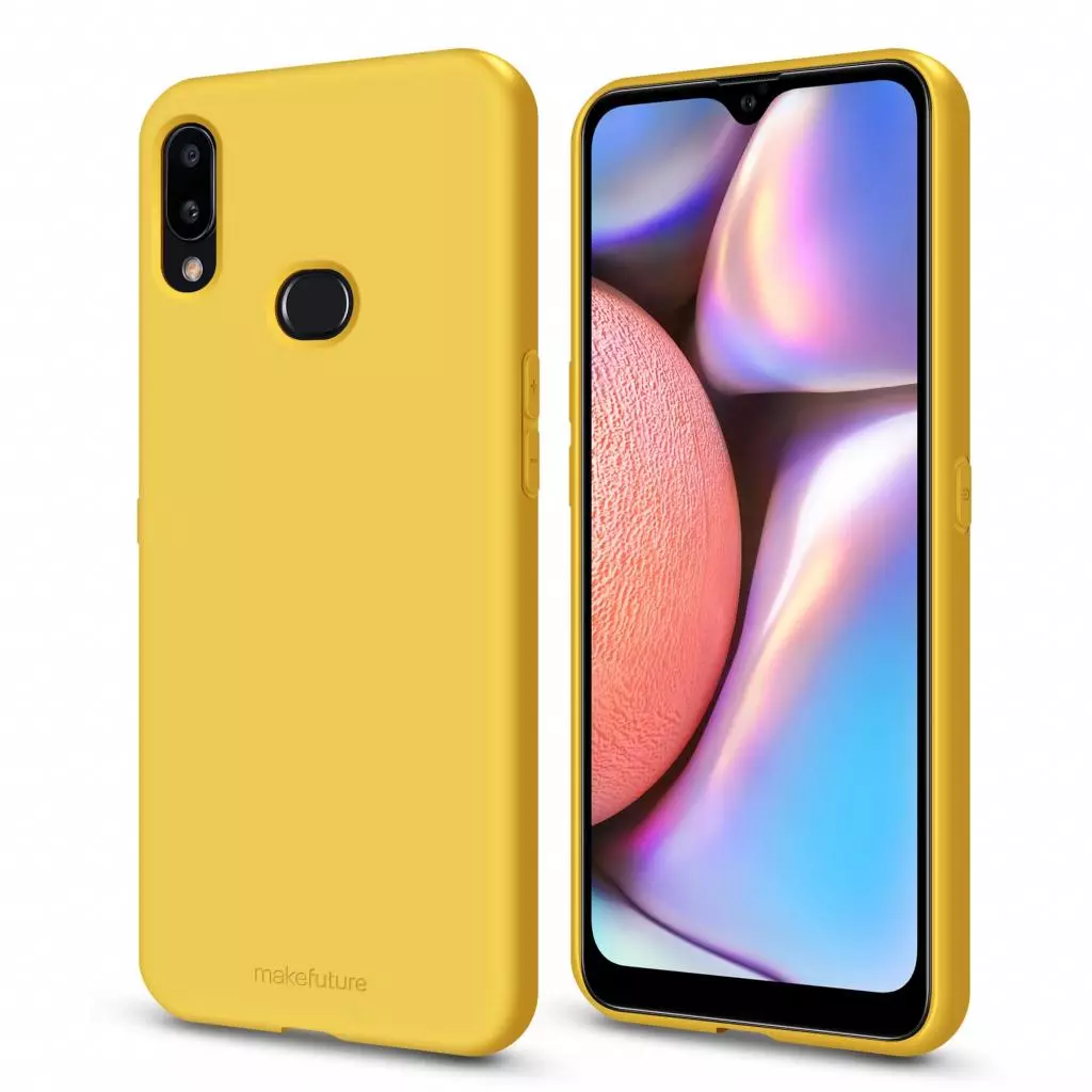 Чехол для моб. телефона MakeFuture Flex Case (Soft-touch TPU) Samsung A10s Yellow (MCF-SA10SYE) - 1 Чехол для моб. телефона MakeFuture Flex Case (Soft-touch TPU) Samsung A10s Yellow (MCF-SA10SYE) - 1