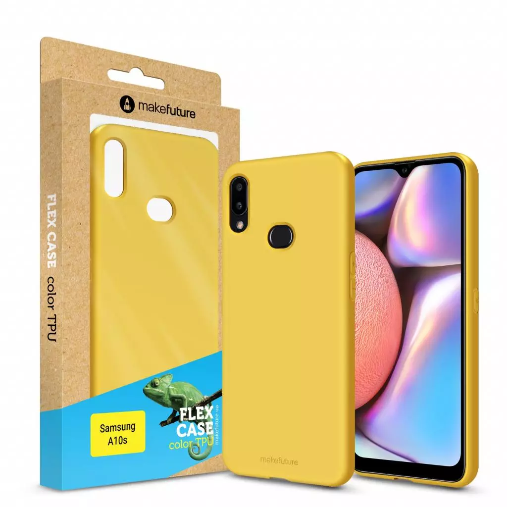 Чехол для моб. телефона MakeFuture Flex Case (Soft-touch TPU) Samsung A10s Yellow (MCF-SA10SYE)
