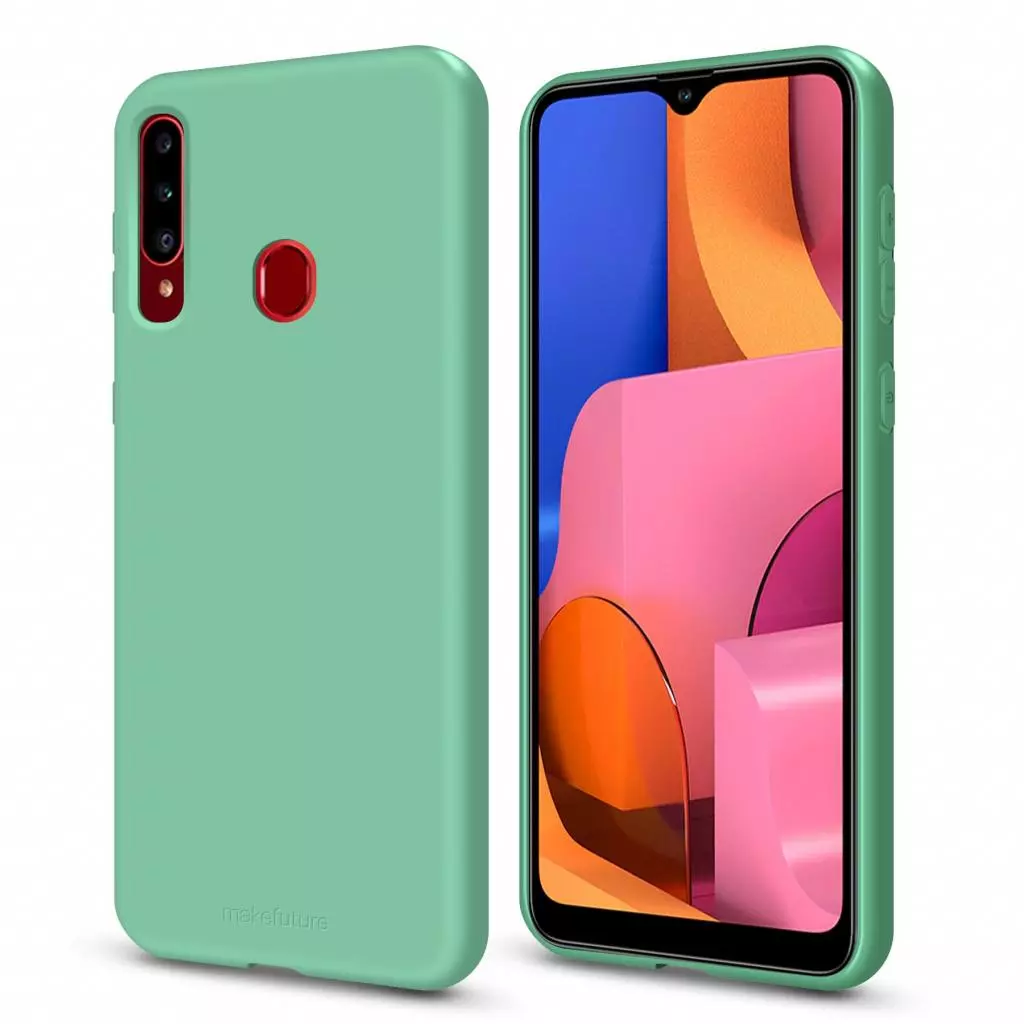 Чехол для моб. телефона MakeFuture Flex Case (Soft-touch TPU) Samsung A20s Olive (MCF-SA20SOL) - 1