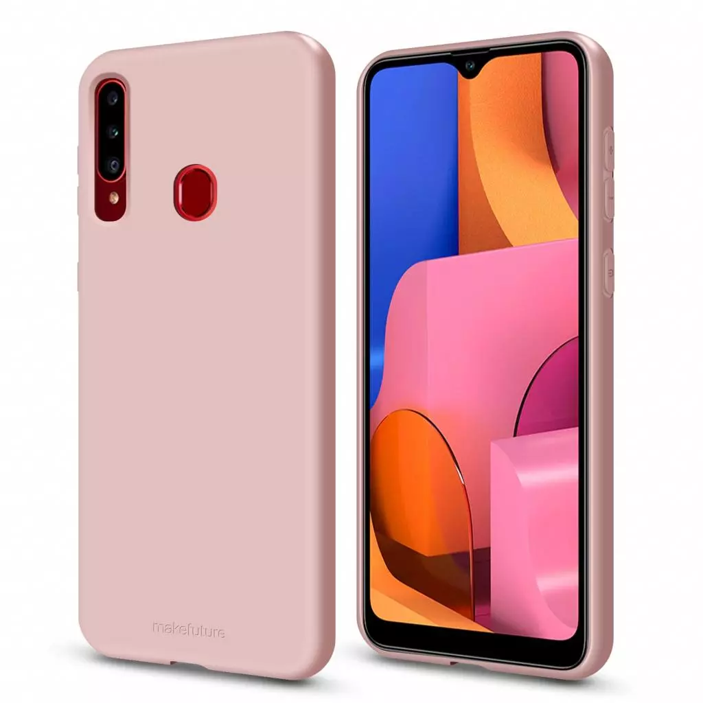 Чехол для моб. телефона MakeFuture Flex Case (Soft-touch TPU) Samsung A20s Rose (MCF-SA20SRS) - 1 Чехол для моб. телефона MakeFuture Flex Case (Soft-touch TPU) Samsung A20s Rose (MCF-SA20SRS) - 1