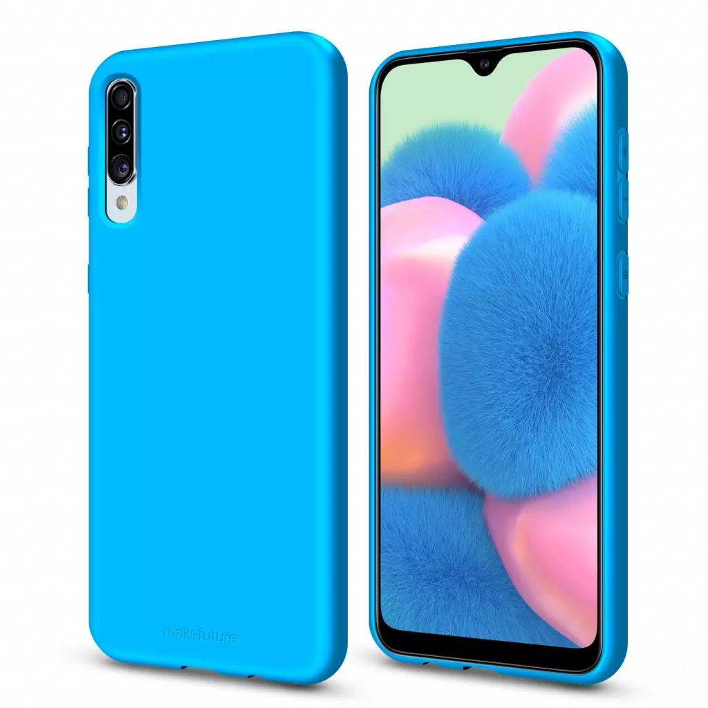 Чехол для моб. телефона MakeFuture Flex Case (Soft-touch TPU) Samsung A30s Light Blue (MCF-SA30SLB) - 1 Чехол для моб. телефона MakeFuture Flex Case (Soft-touch TPU) Samsung A30s Light Blue (MCF-SA30SLB) - 1