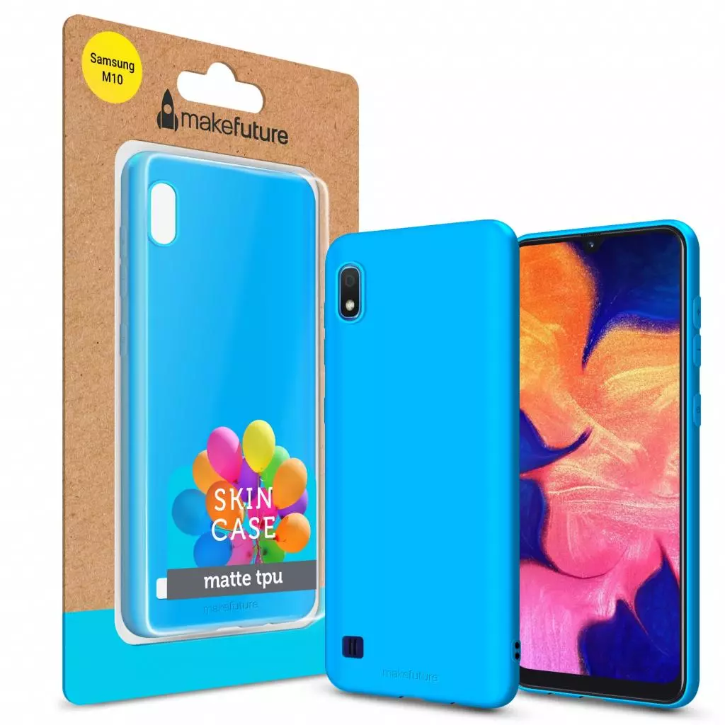Чехол для моб. телефона MakeFuture Skin Case Samsung M10 Light Blue (MCK-SM105LB)
