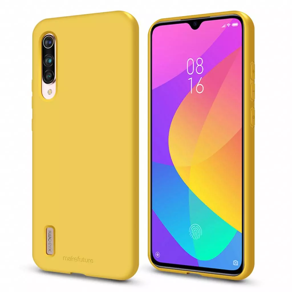 Чехол для моб. телефона MakeFuture Xiaomi Mi 9 Lite Flex (Soft-touch TPU) Yellow (MCF-XM9LYE) - 1 Чехол для моб. телефона MakeFuture Xiaomi Mi 9 Lite Flex (Soft-touch TPU) Yellow (MCF-XM9LYE) - 1