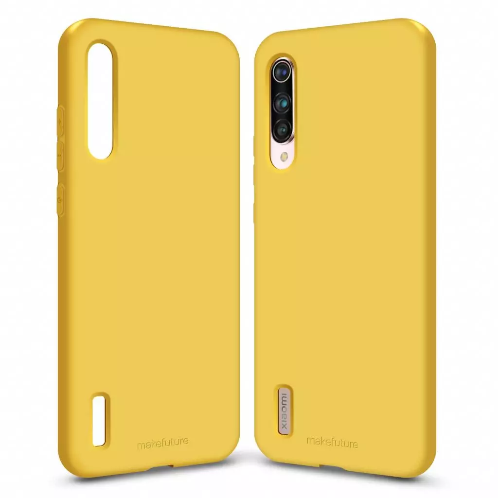Чехол для моб. телефона MakeFuture Xiaomi Mi 9 Lite Flex (Soft-touch TPU) Yellow (MCF-XM9LYE) - 2 Чехол для моб. телефона MakeFuture Xiaomi Mi 9 Lite Flex (Soft-touch TPU) Yellow (MCF-XM9LYE) - 2