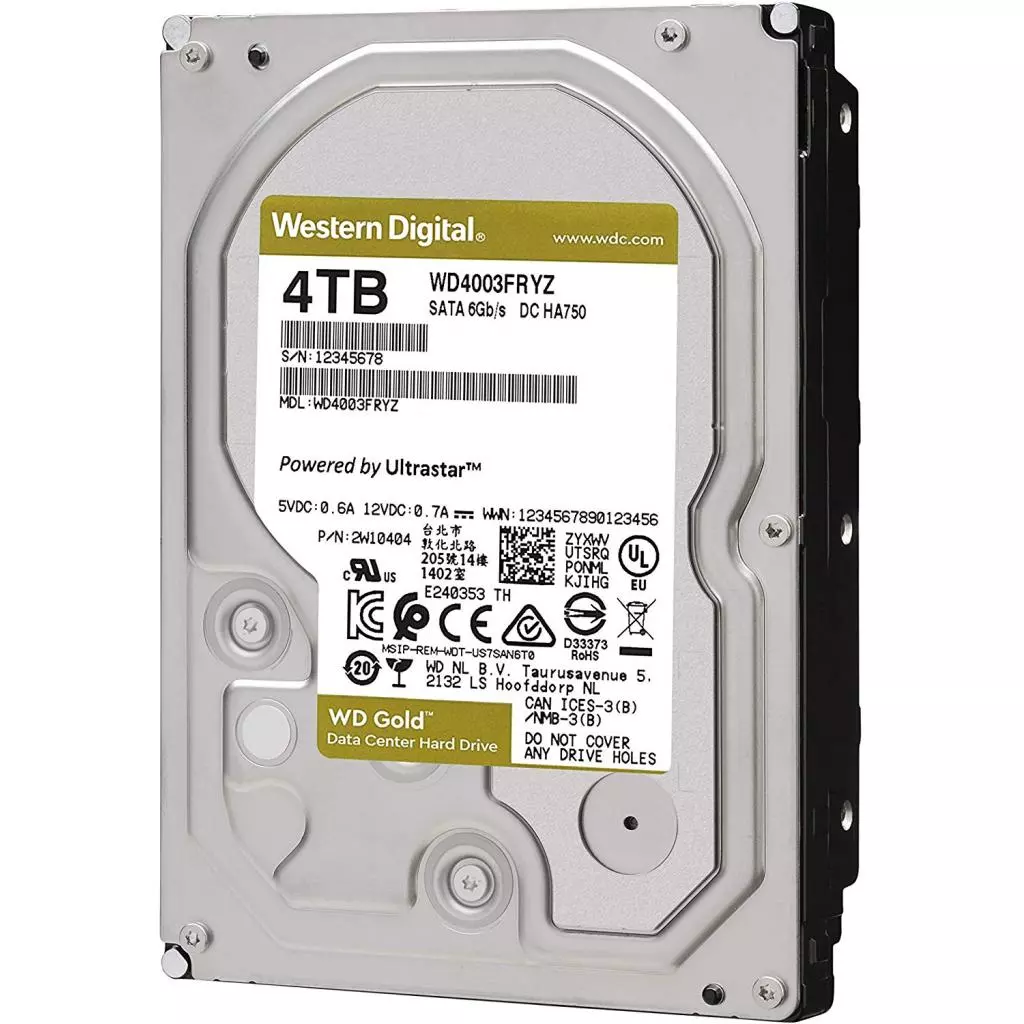 Жесткий диск 3.5" 4TB WD (WD4003FRYZ) - 1