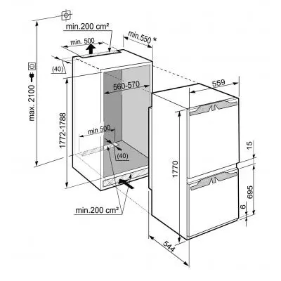 Холодильник Liebherr ICBN 3376 - 8