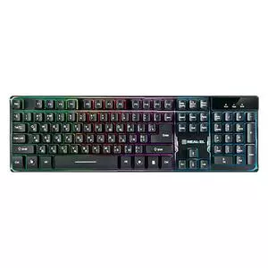 Клавиатура REAL-EL 8700 Gaming Backlit, black