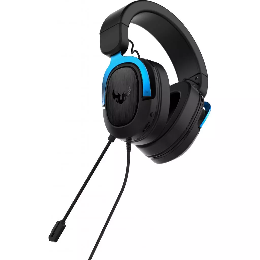 Наушники ASUS TUF Gaming H3 Blue (90YH029B-B1UA00) - 1 Наушники ASUS TUF Gaming H3 Blue (90YH029B-B1UA00) - 1