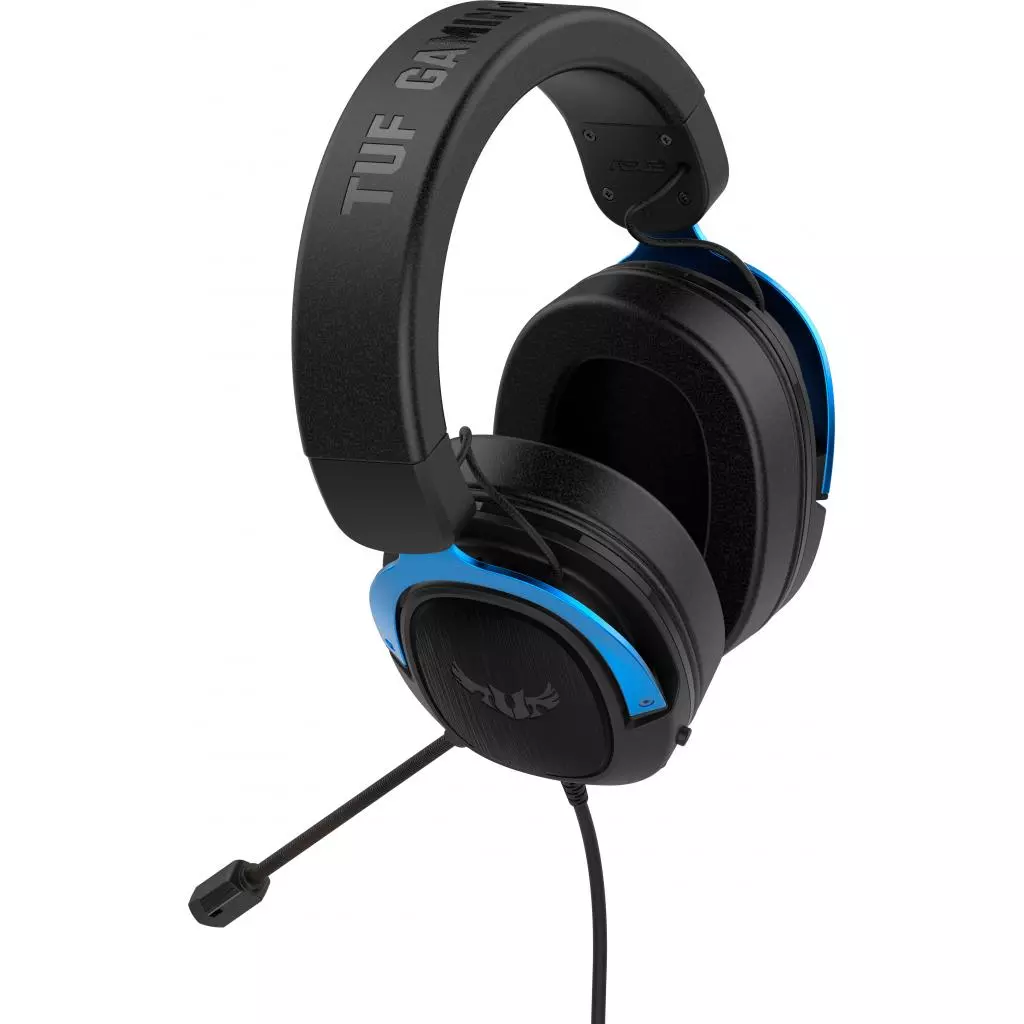 Наушники ASUS TUF Gaming H3 Blue (90YH029B-B1UA00) - 4 Наушники ASUS TUF Gaming H3 Blue (90YH029B-B1UA00) - 4