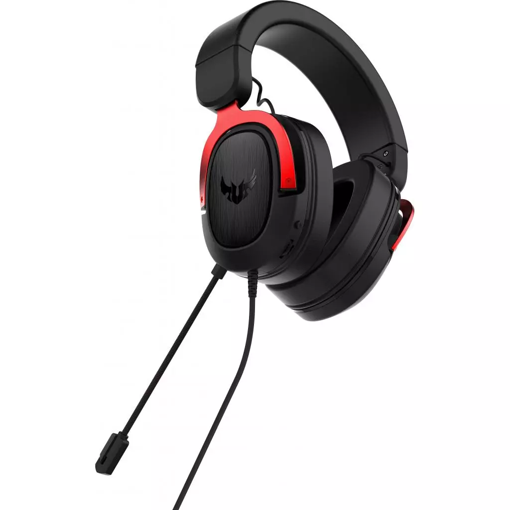 Наушники ASUS TUF Gaming H3 Red (90YH02AR-B1UA00) - 1 Наушники ASUS TUF Gaming H3 Red (90YH02AR-B1UA00) - 1