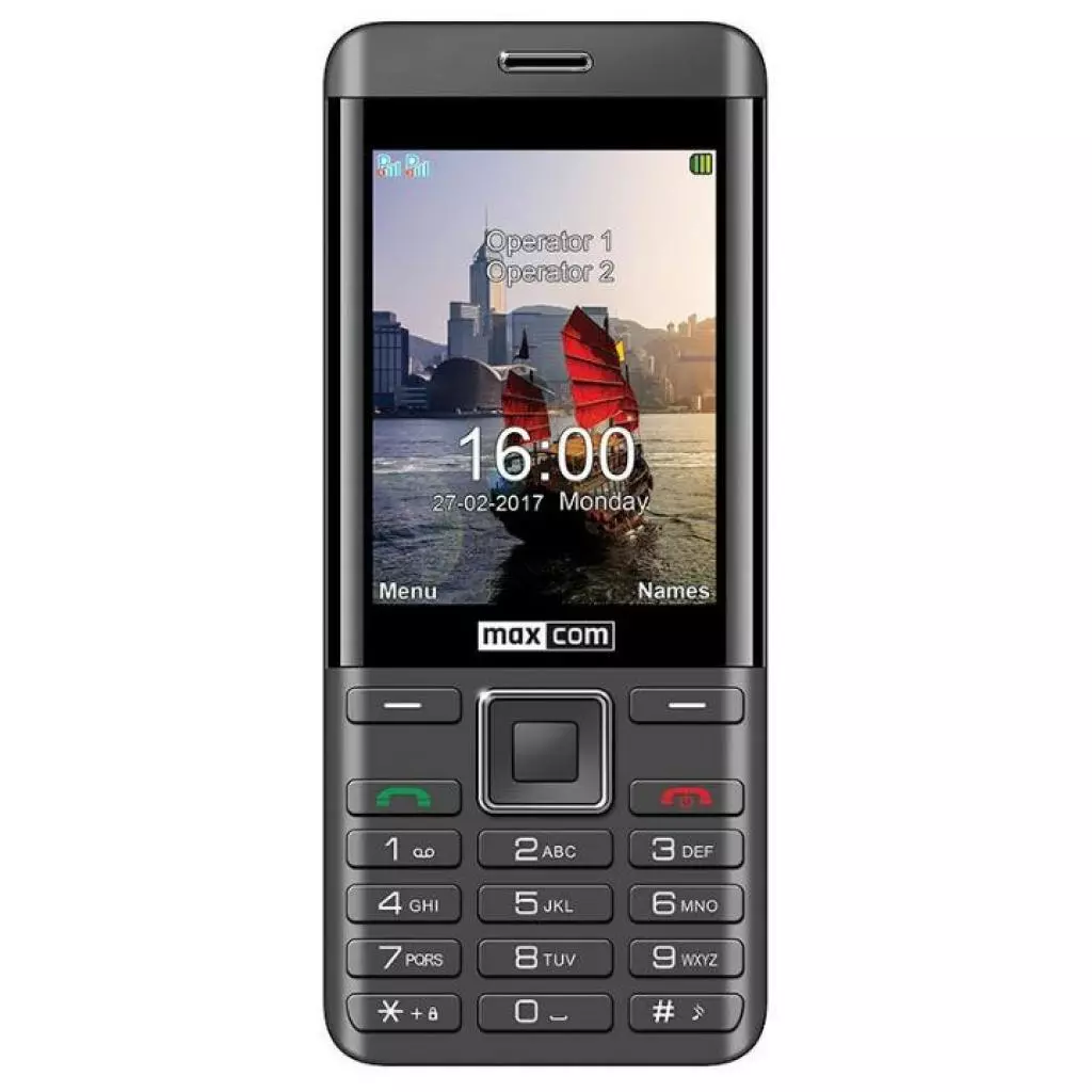 Мобильный телефон Maxcom MM236 Black-SIlver (5908235974071)