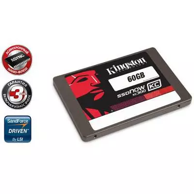 Накопитель SSD 2.5"  60GB Kingston (SKC300S37A/60G) - 1