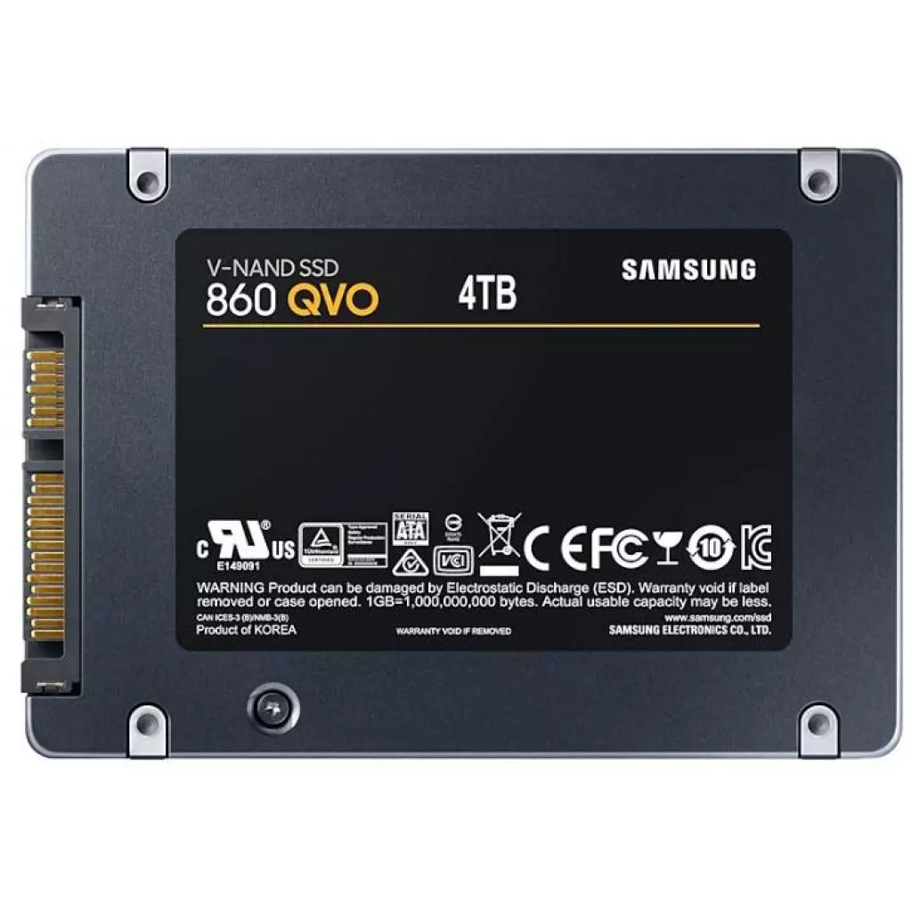 Накопитель SSD 2.5" 4TB Samsung (MZ-76Q4T0BW) - 1 Накопитель SSD 2.5" 4TB Samsung (MZ-76Q4T0BW) - 1