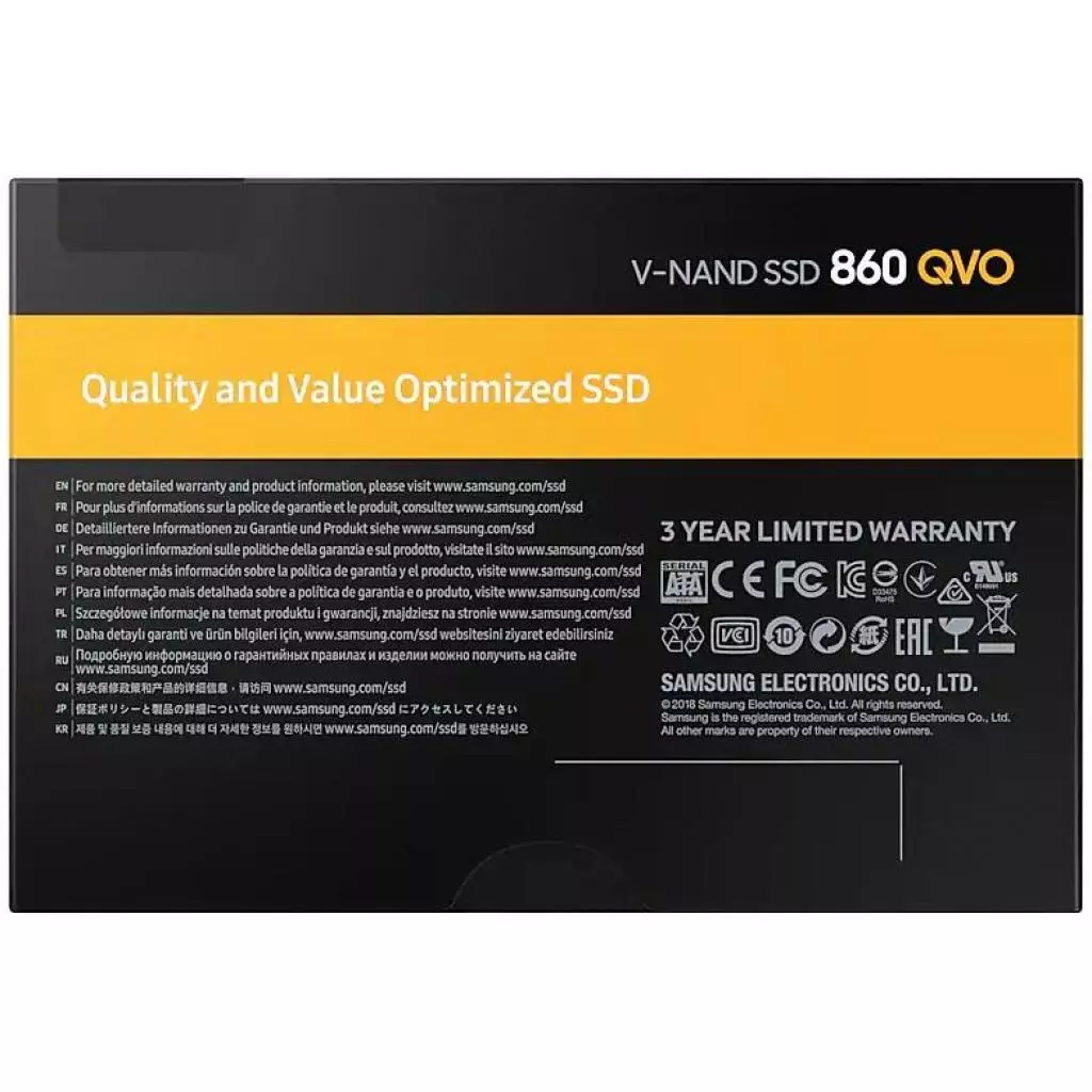 Накопитель SSD 2.5" 4TB Samsung (MZ-76Q4T0BW) - 6 Накопитель SSD 2.5" 4TB Samsung (MZ-76Q4T0BW) - 6