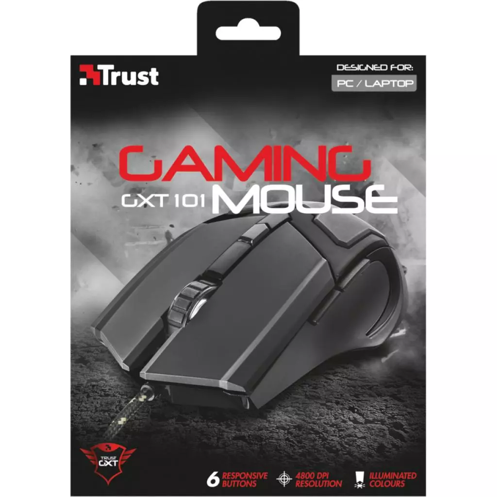 Мышка Trust GXT 101 Gaming Mouse (21044) - 5 Мышка Trust GXT 101 Gaming Mouse (21044) - 5