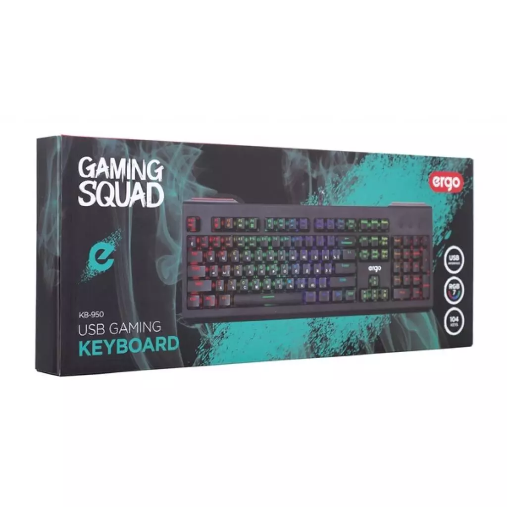 Клавиатура Ergo KB-950 Black (KB-950) - 5