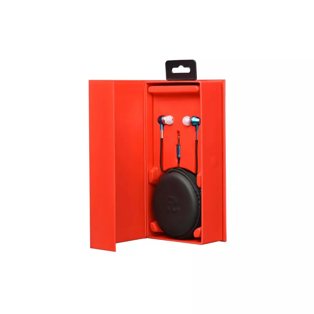 Наушники 2E S2 Metal Skin Синій (2E-IES2BL) - 4 Наушники 2E S2 Metal Skin Синій (2E-IES2BL) - 4