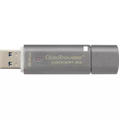 USB флеш накопитель Kingston 64Gb DataTraveler Locker+ G3 USB 3.0 (DTLPG3/64GB) - 2 USB флеш накопитель Kingston 64Gb DataTraveler Locker+ G3 USB 3.0 (DTLPG3/64GB) - 2