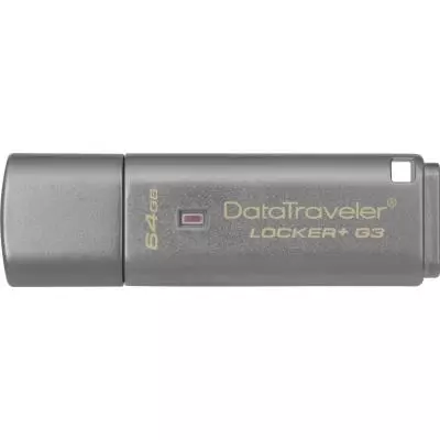 USB флеш накопитель Kingston 64Gb DataTraveler Locker+ G3 USB 3.0 (DTLPG3/64GB)