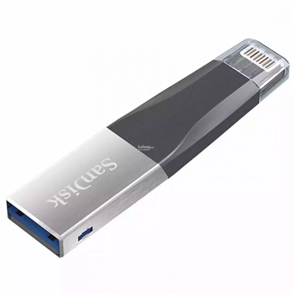 USB флеш накопитель SanDisk 64GB iXpand Mini USB 3.0/Lightning (SDIX40N-064G-GN6NN) - 2 USB флеш накопитель SanDisk 64GB iXpand Mini USB 3.0/Lightning (SDIX40N-064G-GN6NN) - 2