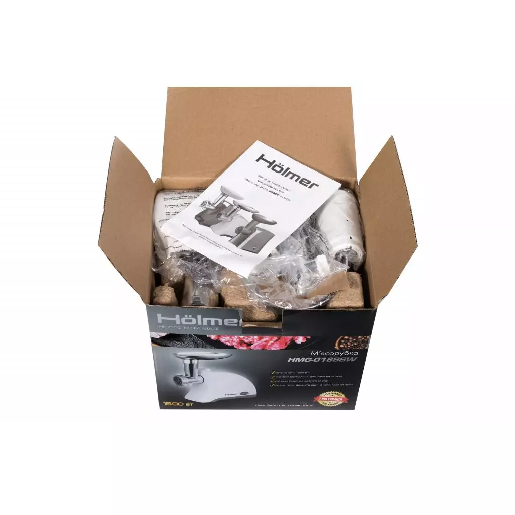 Мясорубка Hölmer HMG-016SSW - 4 Мясорубка Hölmer HMG-016SSW - 4