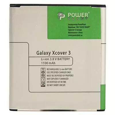 Аккумуляторная батарея для телефона PowerPlant Samsung Galaxy Xcover 3 (EB-BG388BBE) 1100mAh (SM170197)