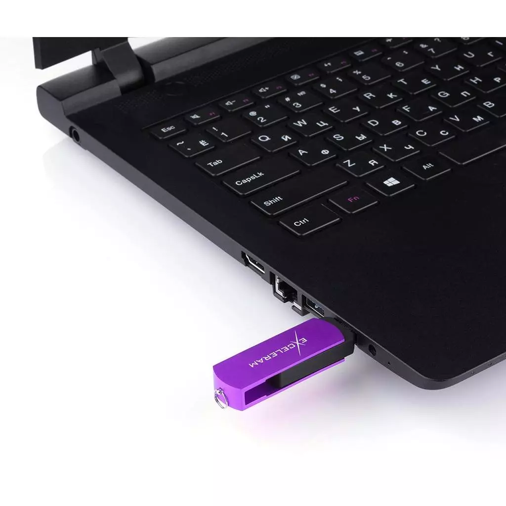 USB флеш накопитель eXceleram 128GB P2 Series Grape/Black USB 3.1 Gen 1 (EXP2U3GPB128) - 6 USB флеш накопитель eXceleram 128GB P2 Series Grape/Black USB 3.1 Gen 1 (EXP2U3GPB128) - 6