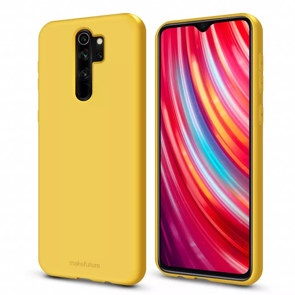 Чехол для моб. телефона MakeFuture Xiaomi Redmi Note 8 Pro Flex (Soft-touch TPU) Yellow (MCF-XRN8PYE) - 1 Чехол для моб. телефона MakeFuture Xiaomi Redmi Note 8 Pro Flex (Soft-touch TPU) Yellow (MCF-XRN8PYE) - 1