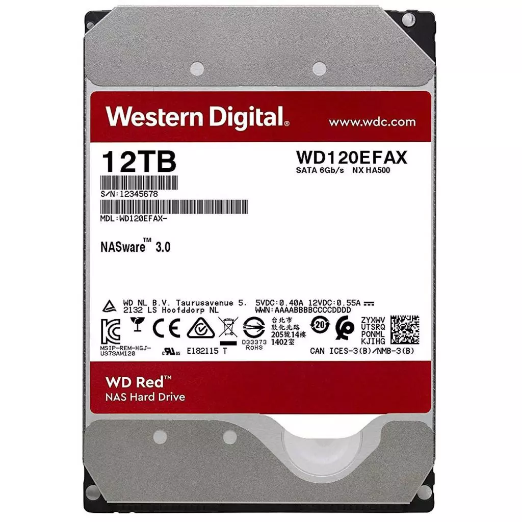 Жесткий диск 3.5" 12TB WD (WD120EFAX) - 2