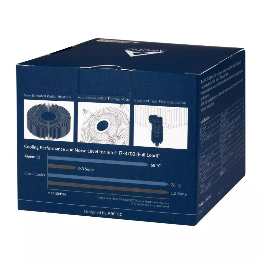 Кулер для процессора Arctic Alpine 12 (ACALP00027A) - 7