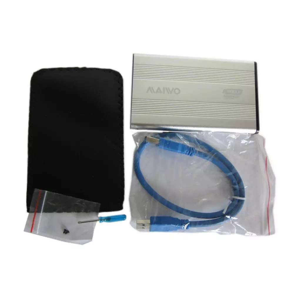 Карман внешний Maiwo K2501A-U3S silver - 2 Карман внешний Maiwo K2501A-U3S silver - 2