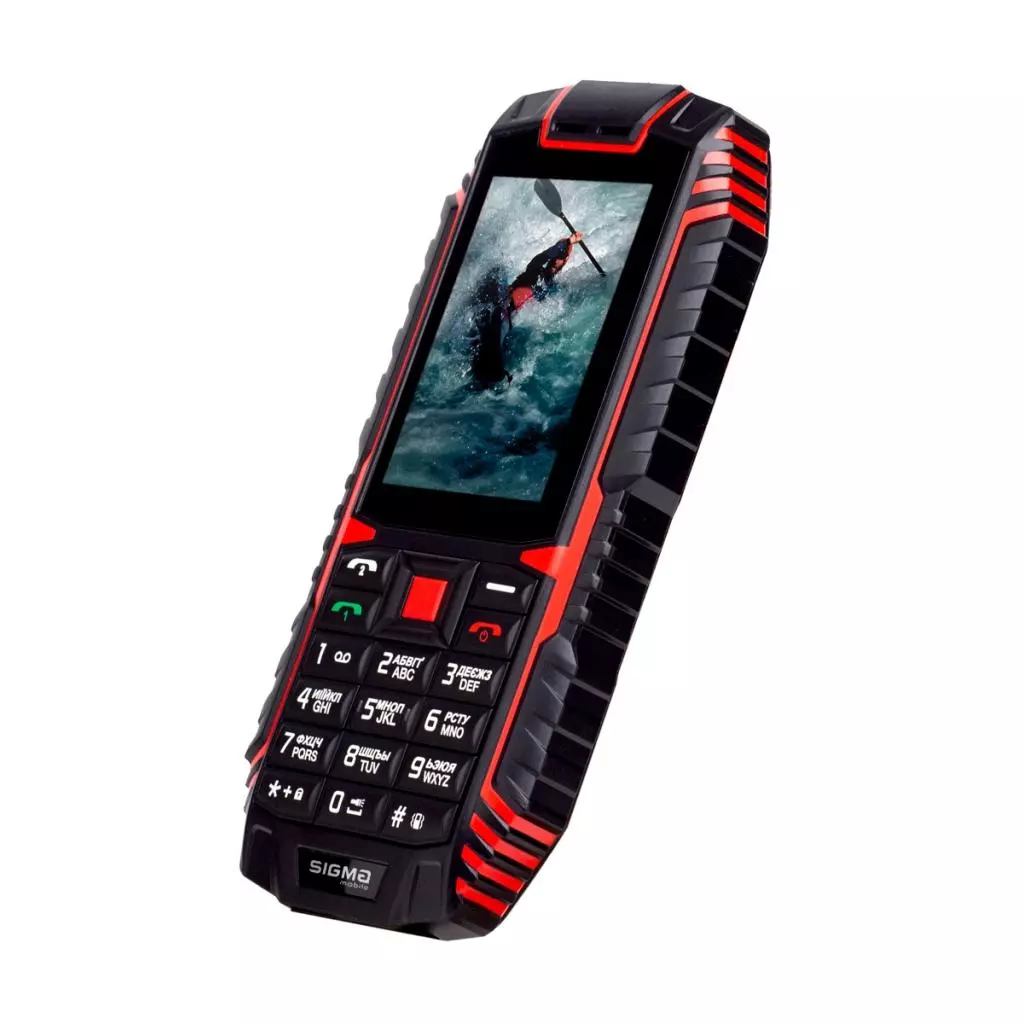Мобильный телефон Sigma X-treme DT68 Black Red (4827798337721) - 2
