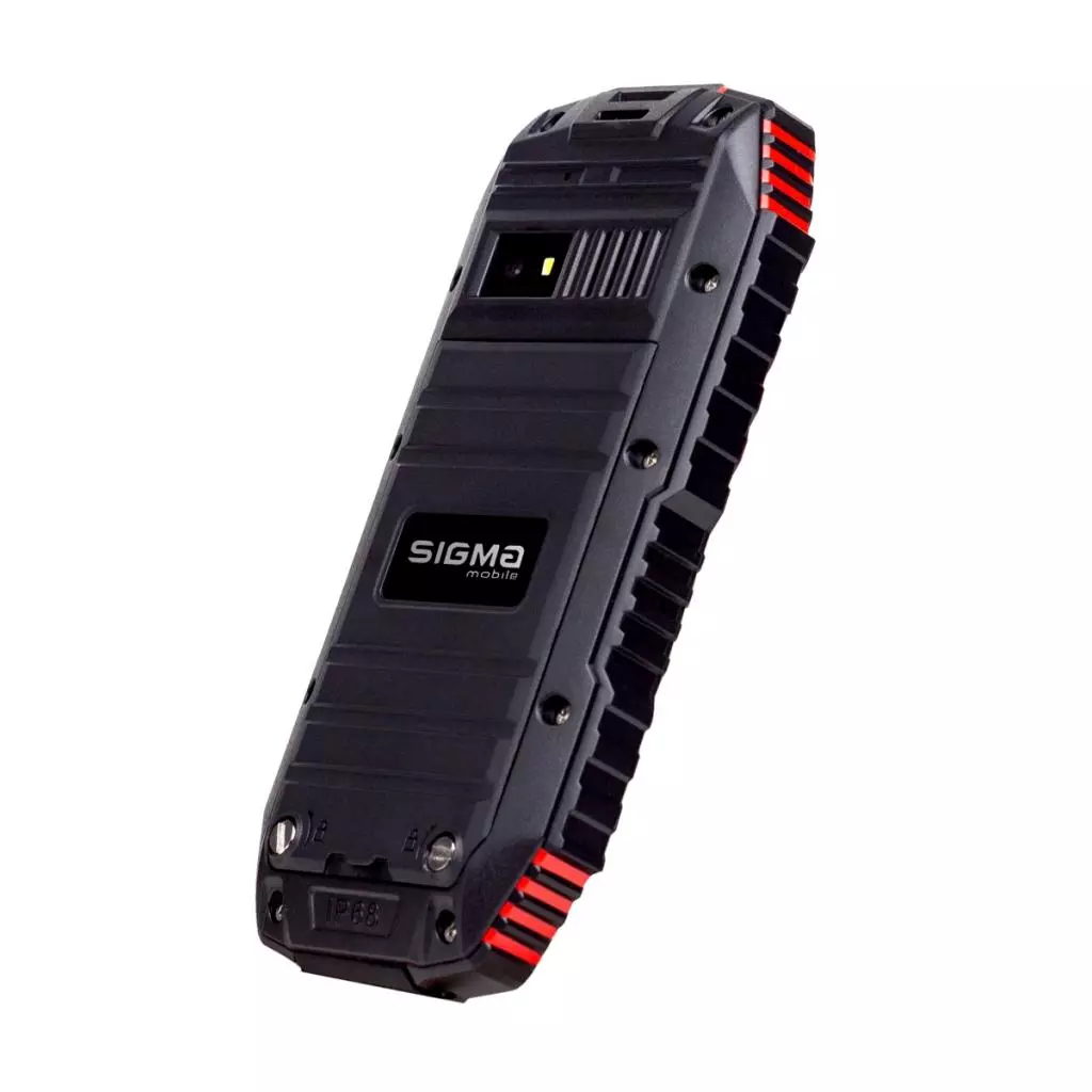 Мобильный телефон Sigma X-treme DT68 Black Red (4827798337721) - 3