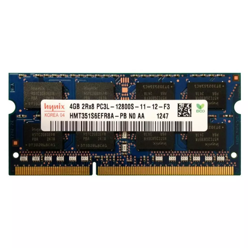 Модуль памяти для ноутбука SoDIMM DDR3L 4GB 1600 MHz Hynix (HMT351S6EFR8A-PB)