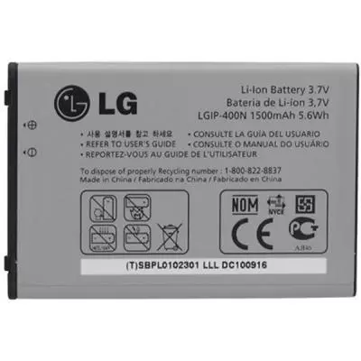Аккумуляторная батарея для телефона LG GW620/GX200/GX300/GX500/GT540 (LGIP-400N) (LGIP-400N / 21465)