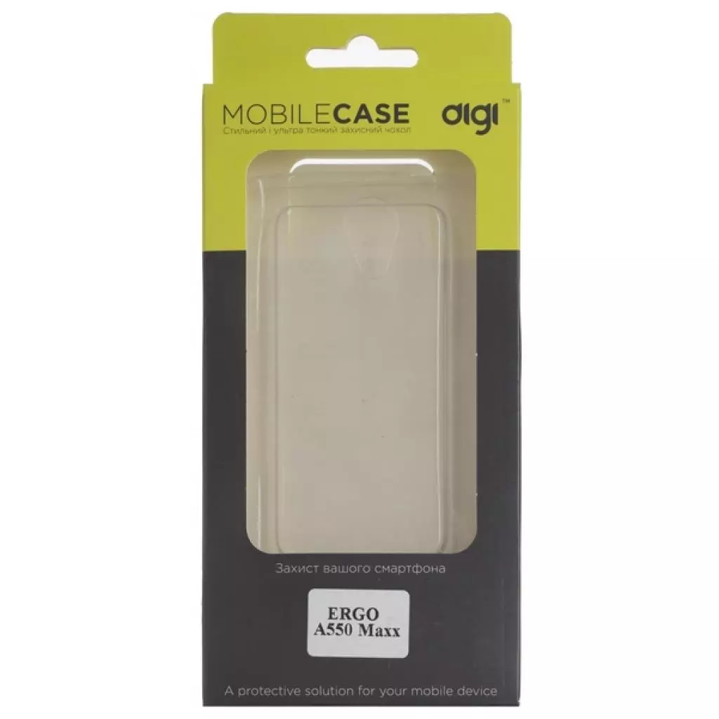 Чехол для моб. телефона DIGI для ERGO A550 Maxx - TPU Clean (Transparent) (6279446) - 2