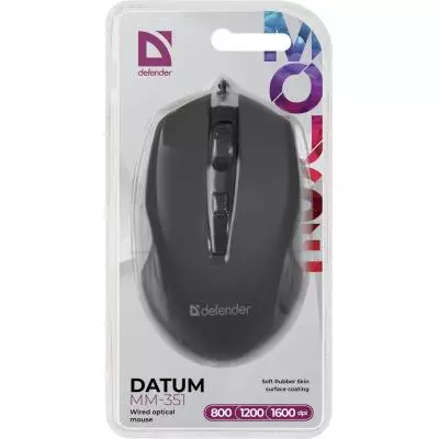 Мышка Defender MM-351 Black (52351) - 3