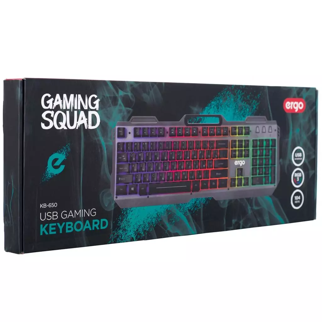 Клавиатура Ergo KB-650 Black (KB-650) - 1 Клавиатура Ergo KB-650 Black (KB-650) - 1
