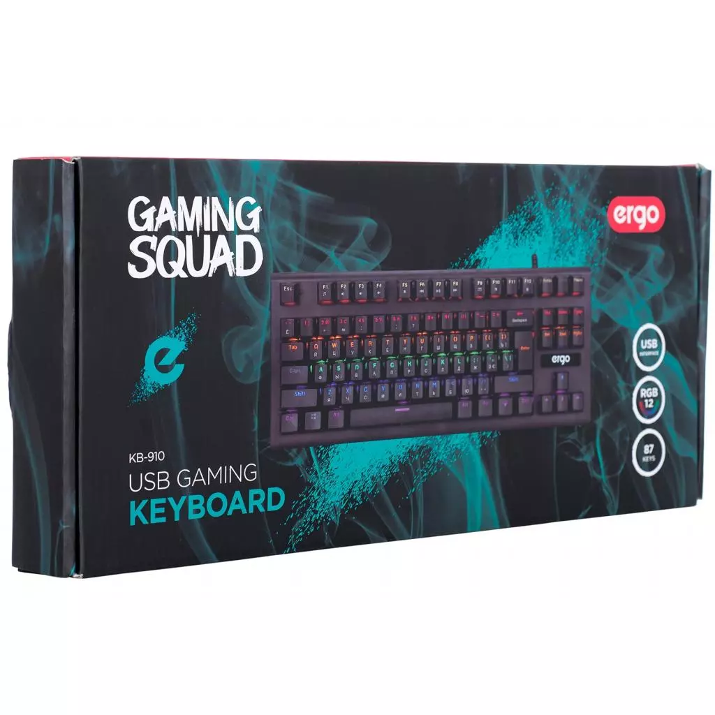 Клавиатура Ergo KB-910 Black (KB-910) - 1