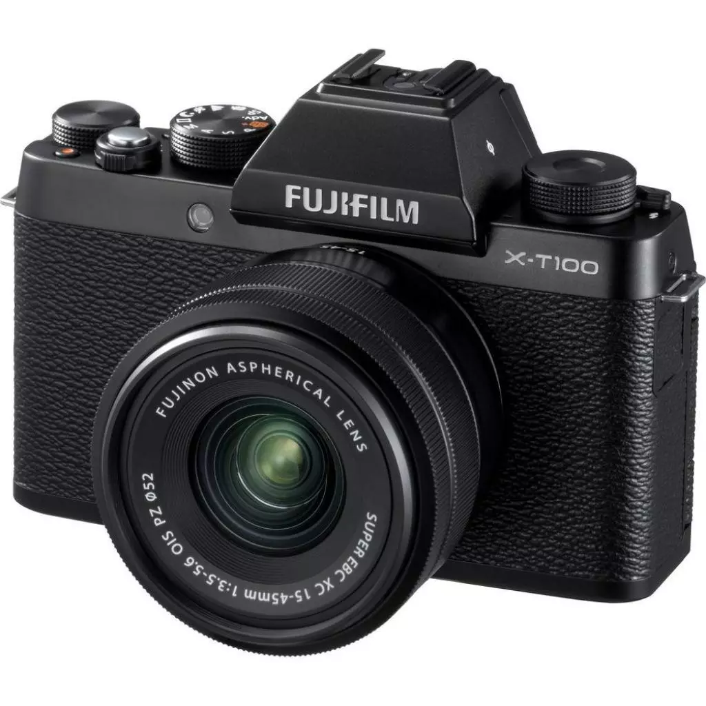 Цифровой фотоаппарат Fujifilm X-T100 + XC 15-45mm F3.5-5.6 Kit Black (16582892) - 1 Цифровой фотоаппарат Fujifilm X-T100 + XC 15-45mm F3.5-5.6 Kit Black (16582892) - 1